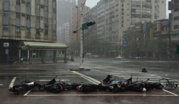 Hình ảnh Đài Loan ngổn ngang sau siêu bão